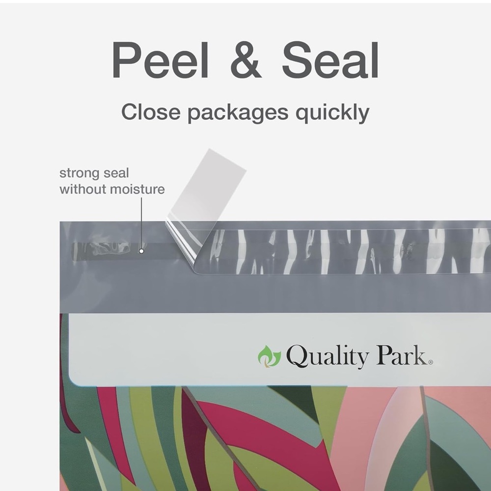 SOLD- DO NOT PURCHASE. Tough! 20 Leaf Pattern 10x13 Polymailers - Multicolor. - Picture 5 of 5